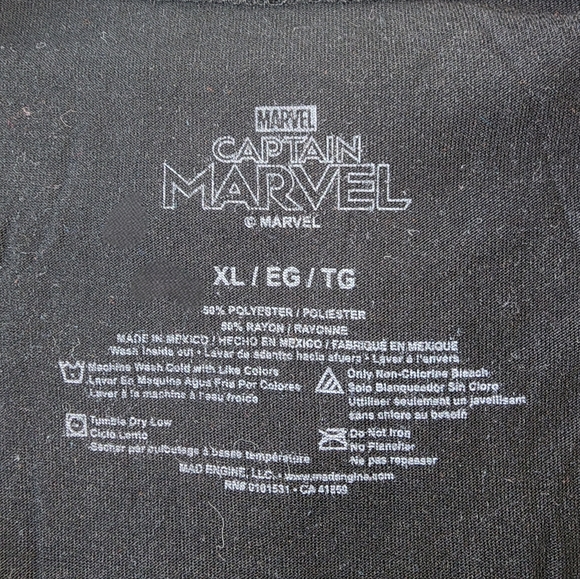 Captain Marvel, Goose the Flerken tshirt, junior cut size XL - Picture 4 of 4